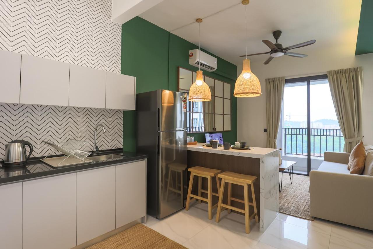 Peaceful Studio W Pool For 3 Pax - Seri Kembangan Buitenkant foto